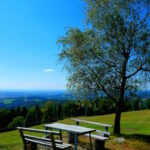 Rastplatz am Aussichtspunkt Donaublick am Stierberg in Zenting